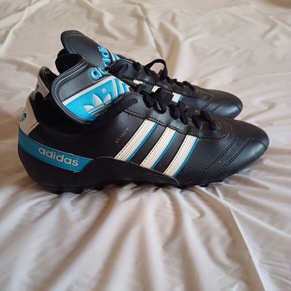 Rare Vintage Adidas Attack Soccer Football Cleats Boots Shoes Size 7 - Picture 4 of 11